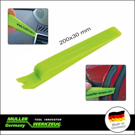 MLR-277 004 | Díszítőelem leszedő ék 2:1-ben ék + patent - 200 x 30 mm - PROFI