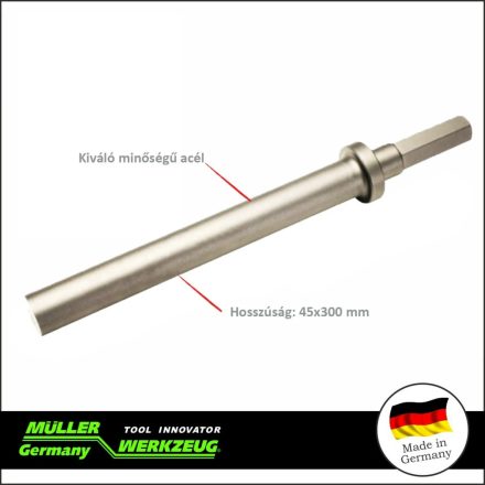 MLR-290 320 | Vibro kalapács XL-hez 1 db Vibrációs Ütőszár-lapos 45x300mm-MÜLLER