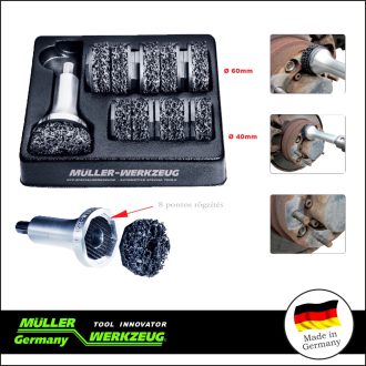   MLR-433 618 | Tisztítókorong - négertárcsa tőcsavaros tárcsa tisztító készlet- szgk