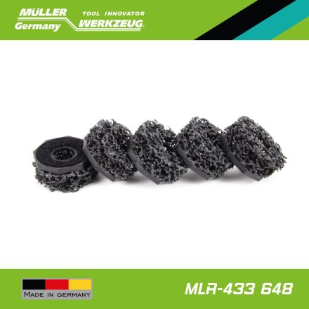 MLR-433 648 | Tisztítókorong - négertárcsa tőcsavar-hoz 40 mm tárcsa 5 db-os