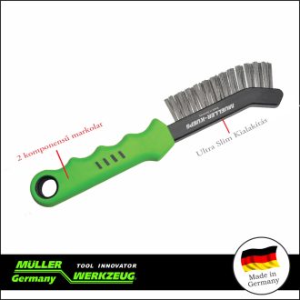   MLR-467 001 | Drótkefe Féknyereg tisztító kefe - acél 225 mm - profi - MÜLLER