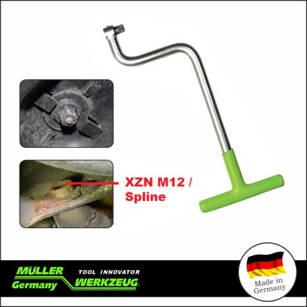 MLR-512 712 | Beállító kulcs Mercedes-Benz hátsó tengely csav. - MÜLLER