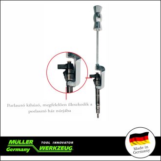   MLR-600 120 | Injektor kiszedő rángatós kialak. spec. erős - MÜLLER