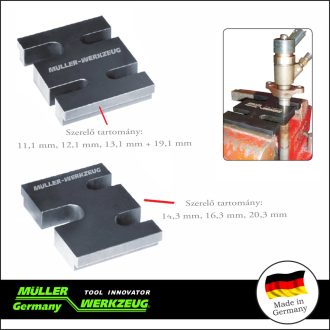   MLR-600 140 | Injektor támasztó, tartó lemez konzol 2 részes  - MÜLLER