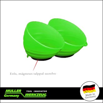   MLR-905 007-Neon-1 | Mágneses tálca műanyag neon zöld 1 db - MÜLLER