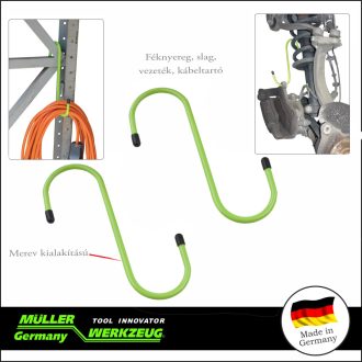   MLR-905 022 | Kampó műanyag bevonat -zöld - HAJLÍTHATÓ ALUMÍNIUM kivitel -2 db-os