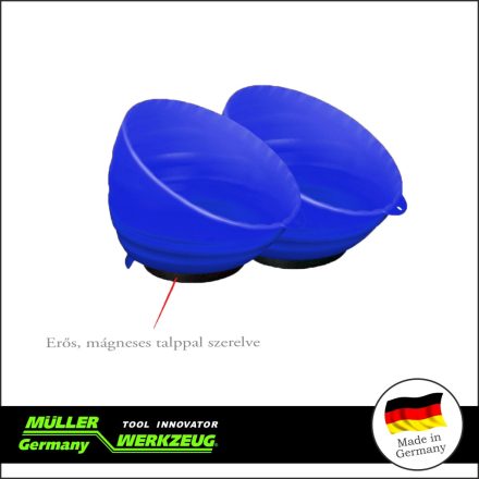 MLR-905 007-D.Blue-1 | Mágneses tálca műanyag sötétkék 1 db - MÜLLER