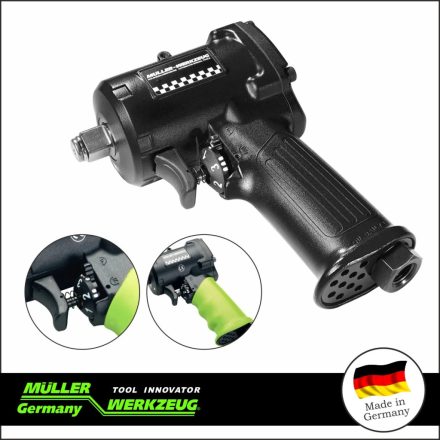 MLR-EQ-294 112 | Légkulcs  1/2"  677 Nm Lazítás - 420 Nm Meghúzás - EXTRA RÖVID