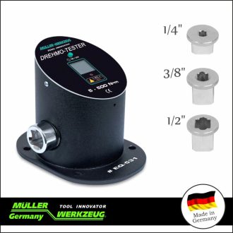  MLR-EQ-531 | Nyomatékkulcs teszter műszer 5-500 Nm-ig - 1/4"-3/8"-1/2" - MÜLLER