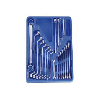   MS-020B | Tálcás Genius csillag-, villás-, + E-torx kulcs készlet 20 db-os 1/2