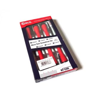   MT-5306 | Csavarhúzó készlet mini műszerész 6 db-os imbusz Genius