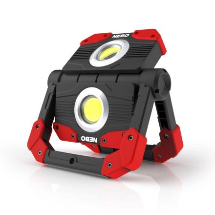 NE0015 | Szerelőlámpa (Munkalámpa) LED COB + 2 ledes dönthető akkus 2000lm- Nebo