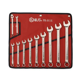   PR-011S | Csillag-villáskulcs készlet 11 db-os COLOS 5/16" - 1" Polírozott - Genius