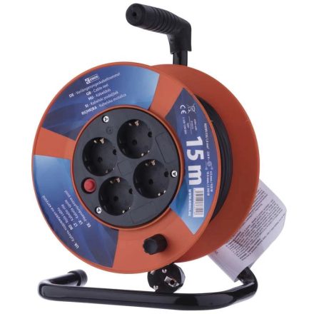 PT-19221 | Kábeldob 15 m - IP20 PVC kábel 3 x 1.0 mm2 - 2300W