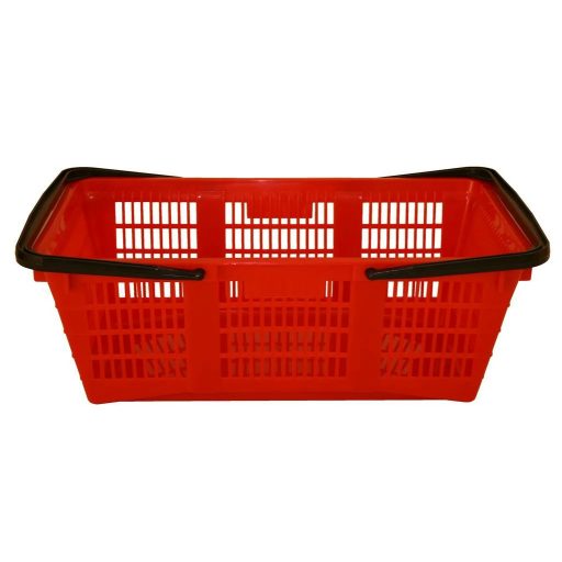 PT-BVK-P | Bevásárló kosár - bolti kosár - klasszikus - Piros