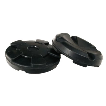 PT-GP105-I | Gumipogácsa krokodil emelőhöz 105/27 mm - íves - Fekete