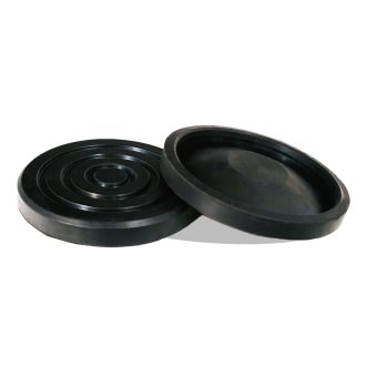   PT-GP136-K | Gumipogácsa krokodil emelőhöz 136/122 x 20 mm - körkörös - Fekete