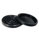 PT-GP136-K | Gumipogácsa krokodil emelőhöz 136/122 x 20 mm - körkörös - Fekete