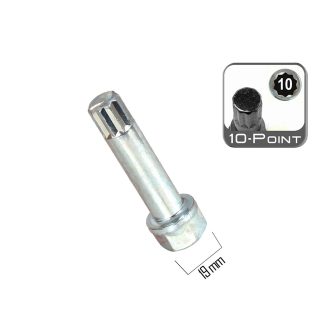   PT-K10-19 | Kerékőr kulcs 10 szögű XZN-10 szögű Spline 12,1 / 13,7 mm - 19 mm