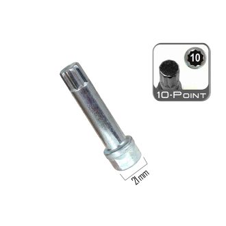   PT-K10-21 | Kerékőr kulcs 10 szögű XZN-10 szögű Spline 12,1 / 13,7 mm - 21 mm