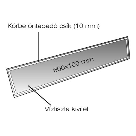 PT-SBC350_420-FV | Homokfúvó szekrényhez fólia 350 + 420-hoz 1 db-os világításra (PT-SBC350/420-FV)