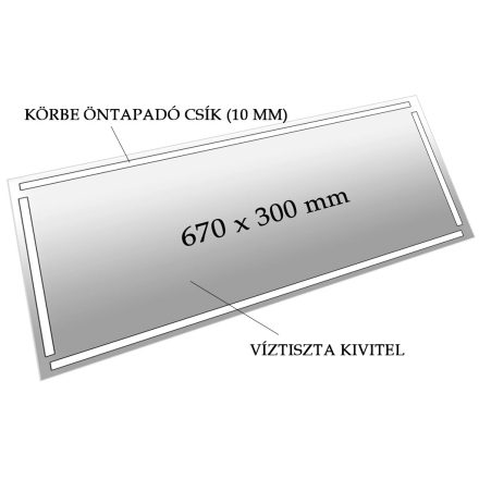 PT-SBC990-FA | Homokfúvó szekrényhez fólia 990-hez 1 db-os ablakra