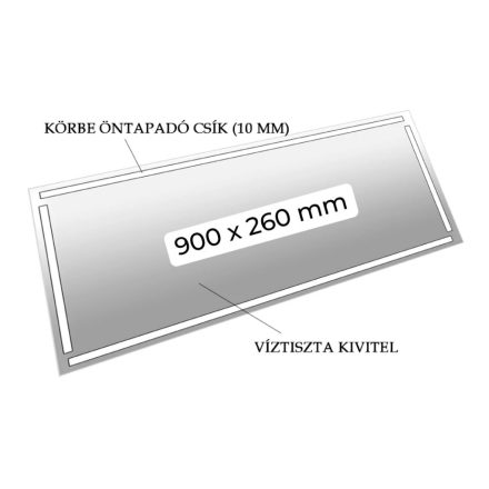 PT-SBC990-FV | Homokfúvó szekrényhez fólia 990-hez 1 db-os világításra