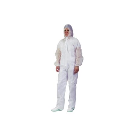PT-VRKO-XL-F | Védőruha-kapucnis Festő OVERÁL eldobható XL-es - (PT-EVRKO-XL-F)