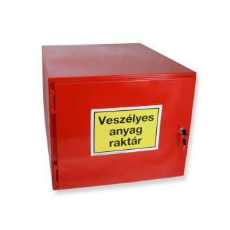   PT-VSZ-S-P | Vegyszer szekrény 2-3 fiókos satupad alsó polcára tervezve - Piros