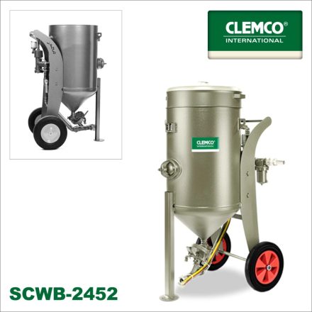 SCWB-2452 | Homokfúvó gép, IPARI tartályos 200L komplett felszereltség - Clemco