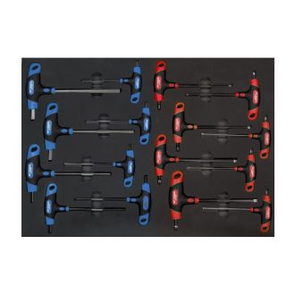   SP00551 | Tálcás SP Tools "M" T-fogós imbusz készlet 16 db-os metrikus + COLOS