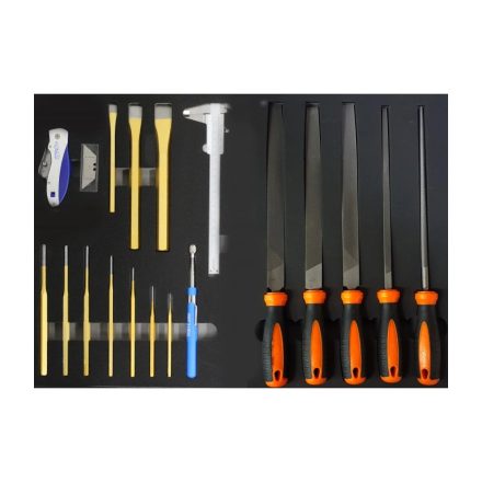 SP00568 | Tálcás SP Tools "M" Lakatos szerszám készlet 20 db-os