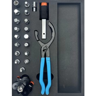   SP00577 | Tálcás SP Tools  "S" Olajcsere készlet 21db-os