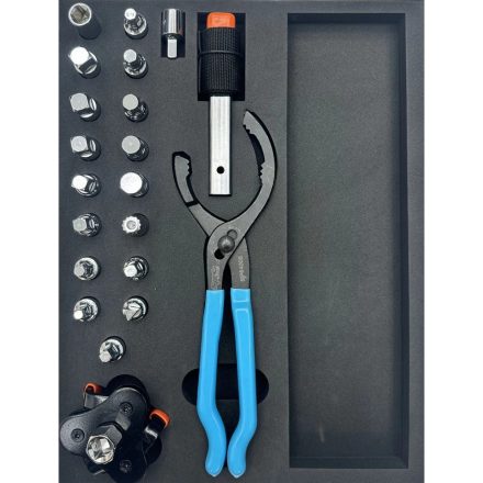SP00577 | Tálcás SP Tools  "S" Olajcsere készlet 21db-os