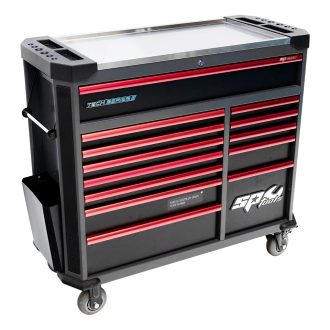   SP01121RE | Szerszámos kocsi gyári-felszerelt 388 db-os 13 fiók TECH Ser.- PIROS