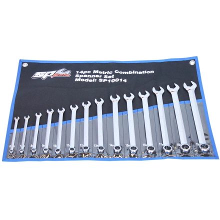 SP10014 | Csillag-villáskulcs készlet 14 db-os 6 - 19 mm - QUAD DRIVE -  SP Tools