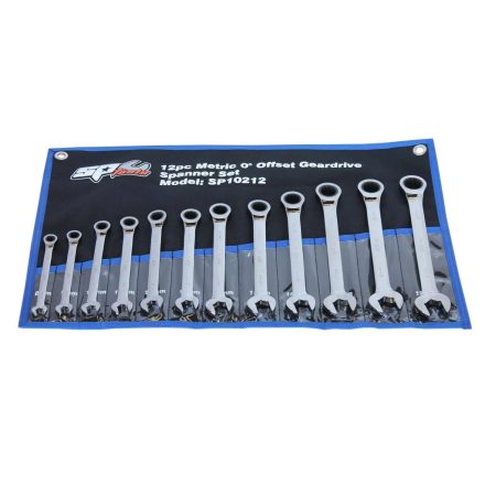 SP10212 | Csillag-villáskulcs készlet 12 db-os 8 - 19 mm - QUAD DRIVE -  SP Tools