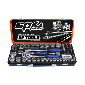   SP20280 | Dugókulcs készlet 1/4" - 3/8" - 1/2" 4-32mm 12 szögű 59 db-os SP Tools