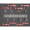 SP34706 | Tálcás SP Tools  "S" T-fogós Imbusz  készlet 8db-os