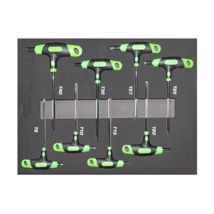 SP34708 | Tálcás SP Tools  "S" T-fogós Torx  készlet 8db-os