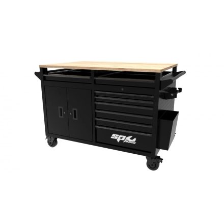 SP44650 | Szerszámos kocsi 16 fiók + 2 szekrény + Fa tető - THE BIG SUMO XXL