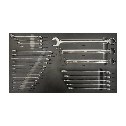 SP50013XL | Tálcás SP Tools "XL" Csillag-villáskulcs készlet 26 db-os - QUAD DRIVE
