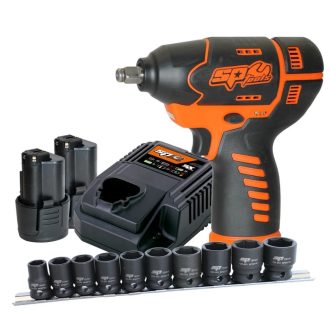   SP83114EU | Ütvecsavarozó, akkus 12V  105 Nm 3/8" 2db 2,5Ah + dugó klt- SP Tools