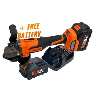   SP83311S | Sarokcsiszoló, akkus 18V 125 mm 2 db 6.0Ah 1200 W - SP Tools