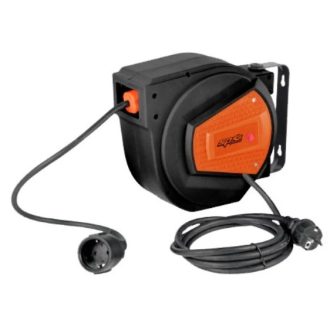   SPCR15EU | Kábeldob fali automatikus csévélődob 230V 15 +1 méter 3 x 1.5 mm2 -SP