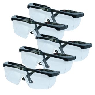   SPR8010 | Védőszemüveg - VISITOR - víztiszta, oldalsó védelem 10 db-os -SP Tools