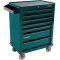 SPSS029 | Szerszámos kocsi gyári-felszerelt 321 db-os 7 fiók CUSTOM Ser. - ZÖLD