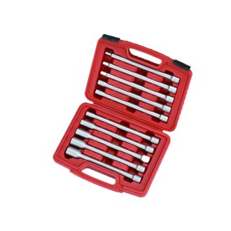   SW1034 | Dugókulcs - crowafej készlet 3/8" belső E-torx E6-E20 hosszított 10 db-os