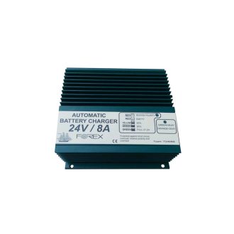   T2408B-3P | Akkumulátor töltő FRX 24V -  8A Full Automata - Rokkantkocsik, Hajók