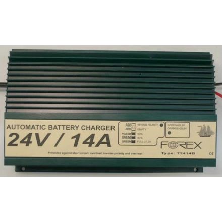T2414B | Akkumulátor töltő FRX 24V - 14A - Full Automata - Profi